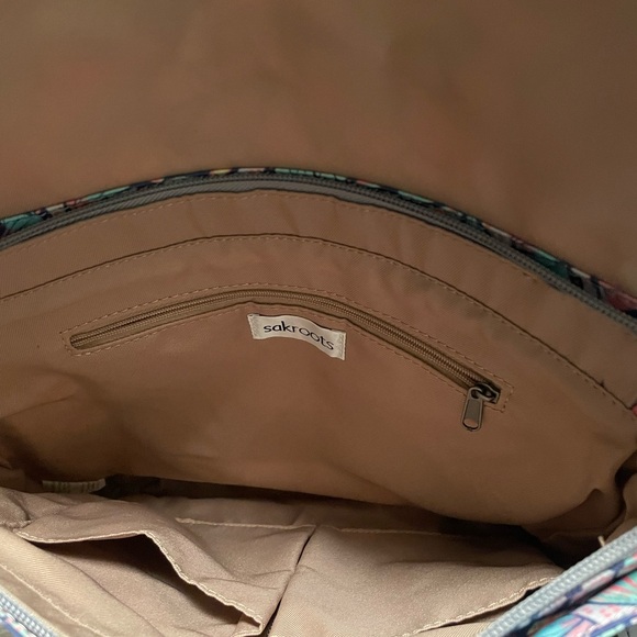 Sakroots Pink and Blue Butterfly Backpack - Picture 4 of 4